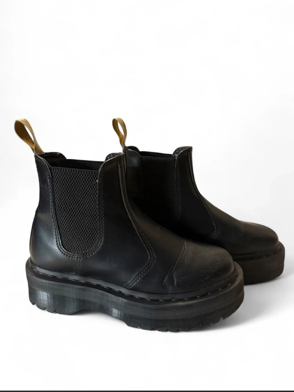 Dr. Marten’s Vegan Leather Platform Chelsea Boots